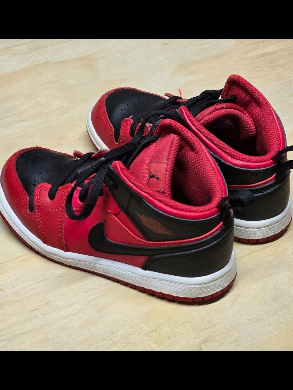 Nike Air Jordan 1 Mid Reverse Bred Toddler